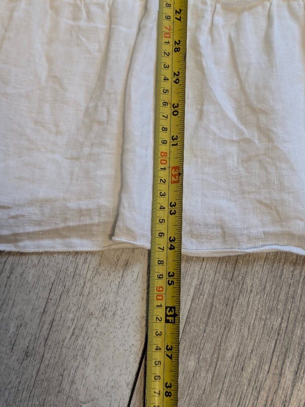 Italian Positano Linen Embroidered Mini Dress Blue White Tiered Resort Beachy L - Picture 12 of 12